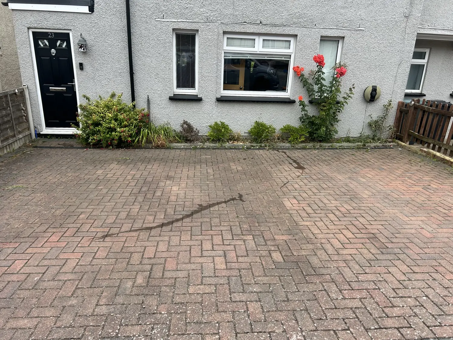Before: Herringbone block drive