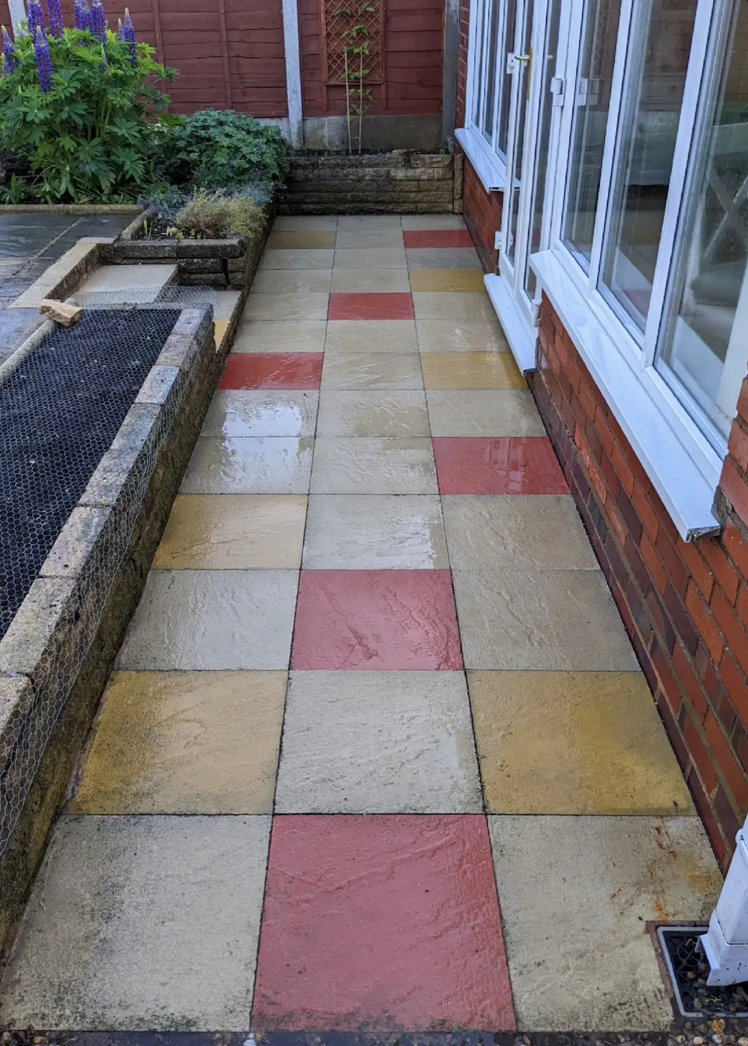 After: Patio & side path